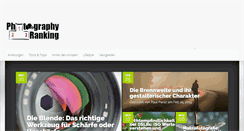 Desktop Screenshot of photography-ranking.de